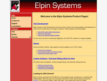 Tablet Screenshot of elpin.com