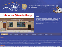 Tablet Screenshot of elpin.com.pl